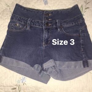 High waisted shorts